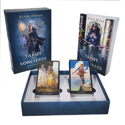 Ukuran Disesuaikan Kartu Tarot Ramah Lingkungan dengan Buku Panduan