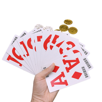 PMS Cmyk Playing Cards Logo Printing Yuhua Custom Design Bahan PVC